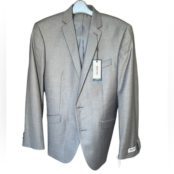 Kenneth Cole Reaction Men's Techni-Cole Suit Separate Modern Fit Suit Jacket 40r